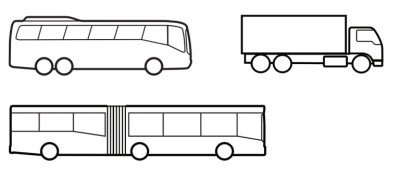 Examples of Heavy Rigid vehicles