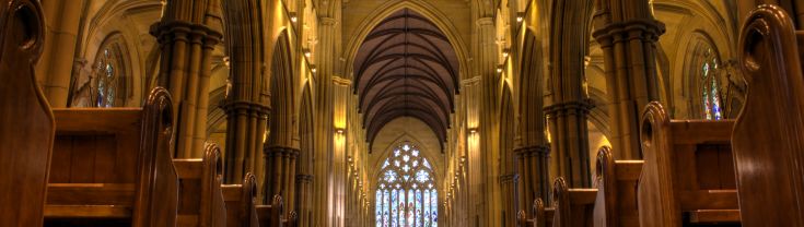 Inside St Mary's Cathedral Sydney