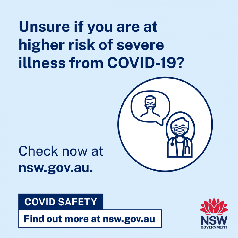 Unsure if you are at higher risk of severe illness from COVID-19