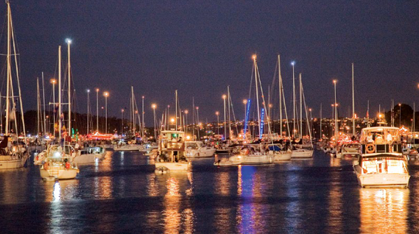 Boats require lights at night for safety