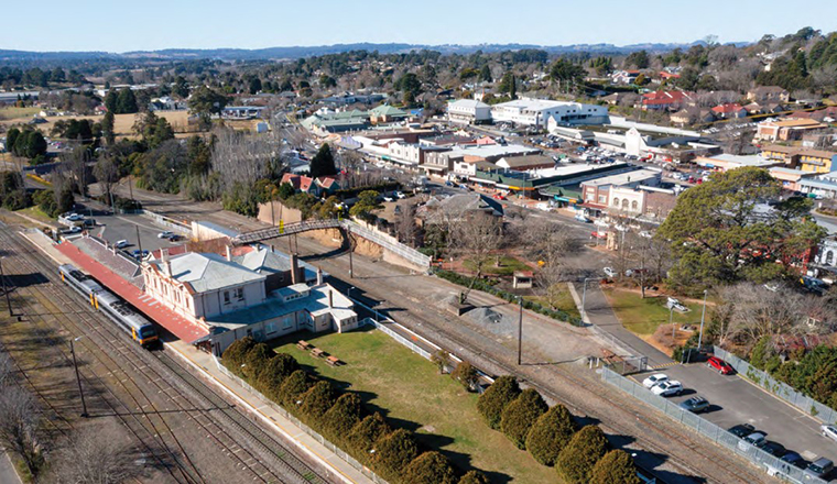 Drone capture of Moss Vale stable and stationing