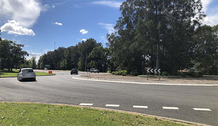 Speers Point roundabout