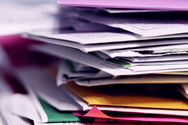 Pile of paperwork