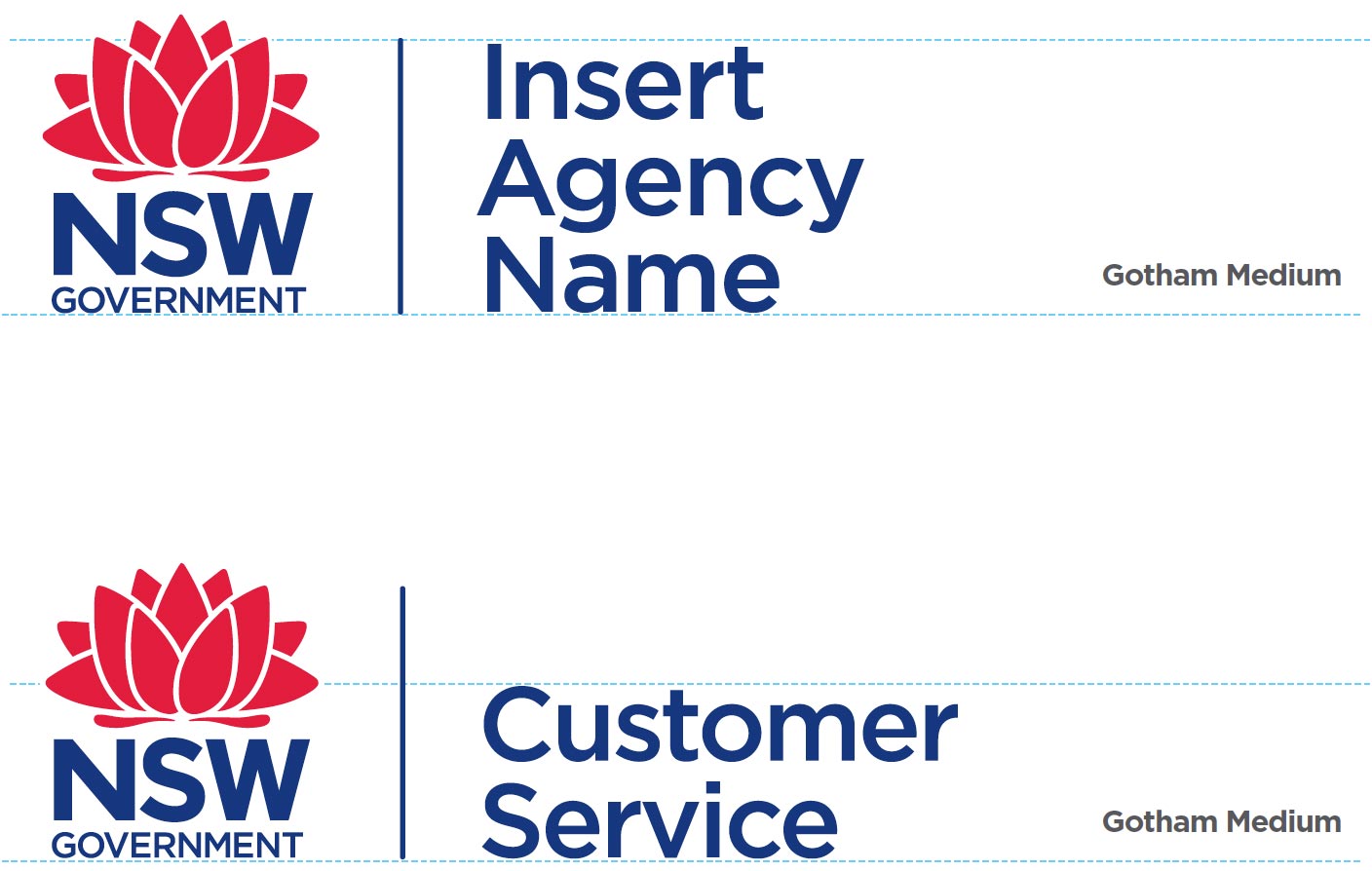 Agency logo typeface