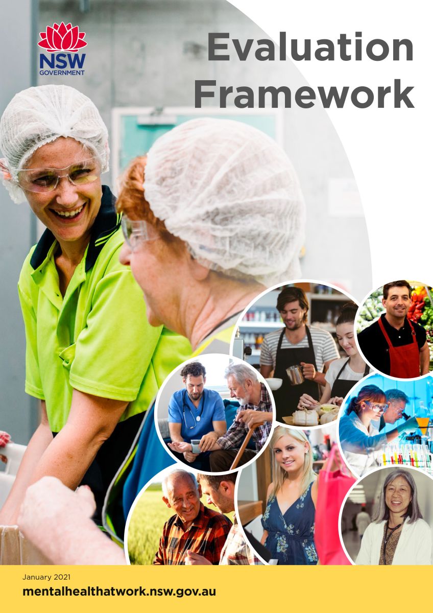Image of the front cover of the MHW strategy evaluation framework