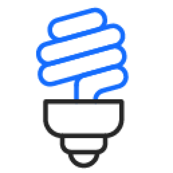 electric light bulb icon