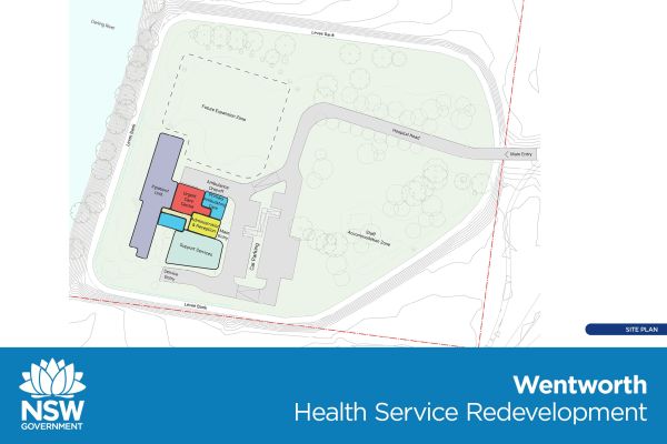 Wentworth Health Service redevelopment -  site plan