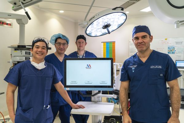 Nepean Hospital Urology team with new technology treating prostate cancer