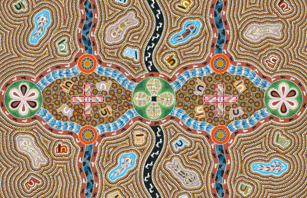 'Aboriginal Health' artwork was created by a Wiradjuri man from Wellington NSW