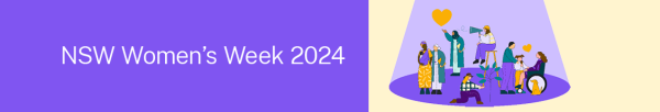 NSW Women's Week 2024 - LinkedIn banner