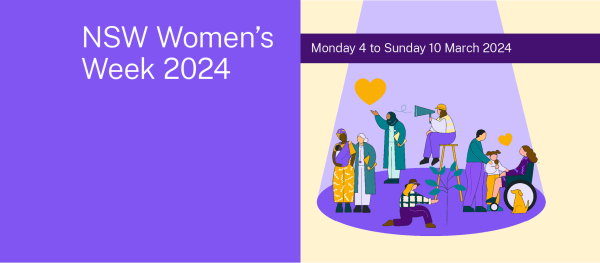 NSW Women's Week 2024 - Facebook banner