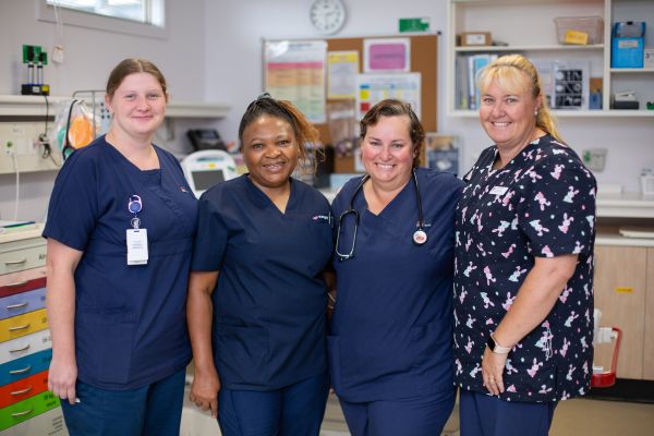 Some of the nursing team at Tottenham multipurpose service