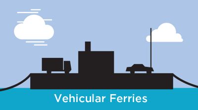 Illustration of vehicular ferry