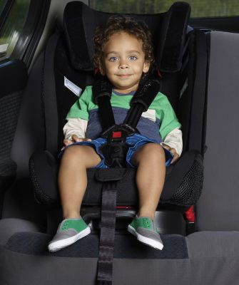 Child approved front or rear facing 6 months up to 4 years
