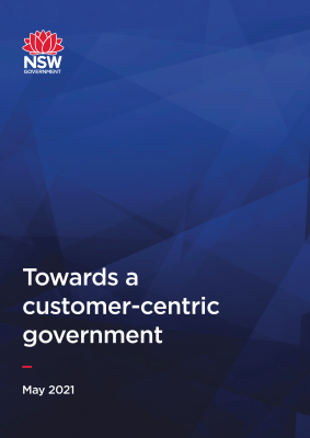 NSW customer strategy cover page
