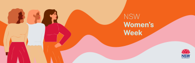 Women's Week 2022 website banner