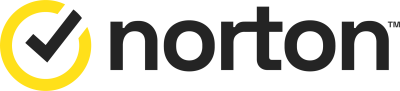 Logo: Black tick in yellow circle with Norton in black text to the right