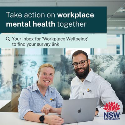 Workplace Wellbeing Assessment internal communications channel square tile.