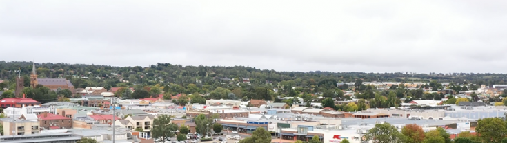 Aerial photo of Inverell