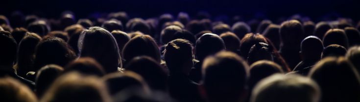 Audience at an event