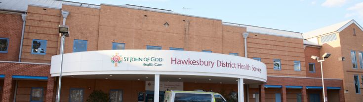 External view of entrance to Hawkesbury District Health Service