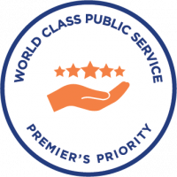 World class public service (Premier Priority) logo