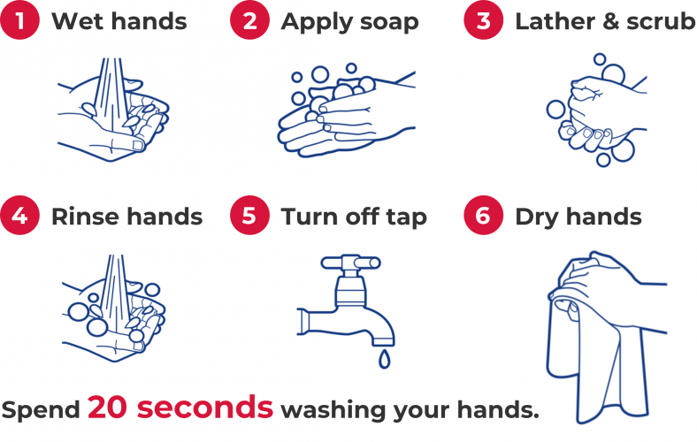 Wash your hands regularly