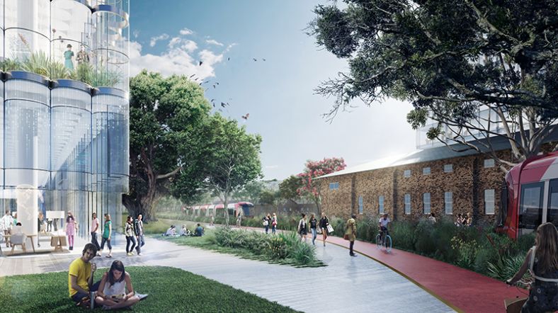 Artist impression: new university campus at Parramatta/Westmead