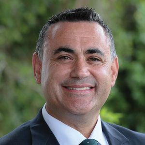 The Hon. John Barilaro Deputy Premier Minister for Regional NSW, Industry and Trade