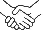 Image of icon of hand shake
