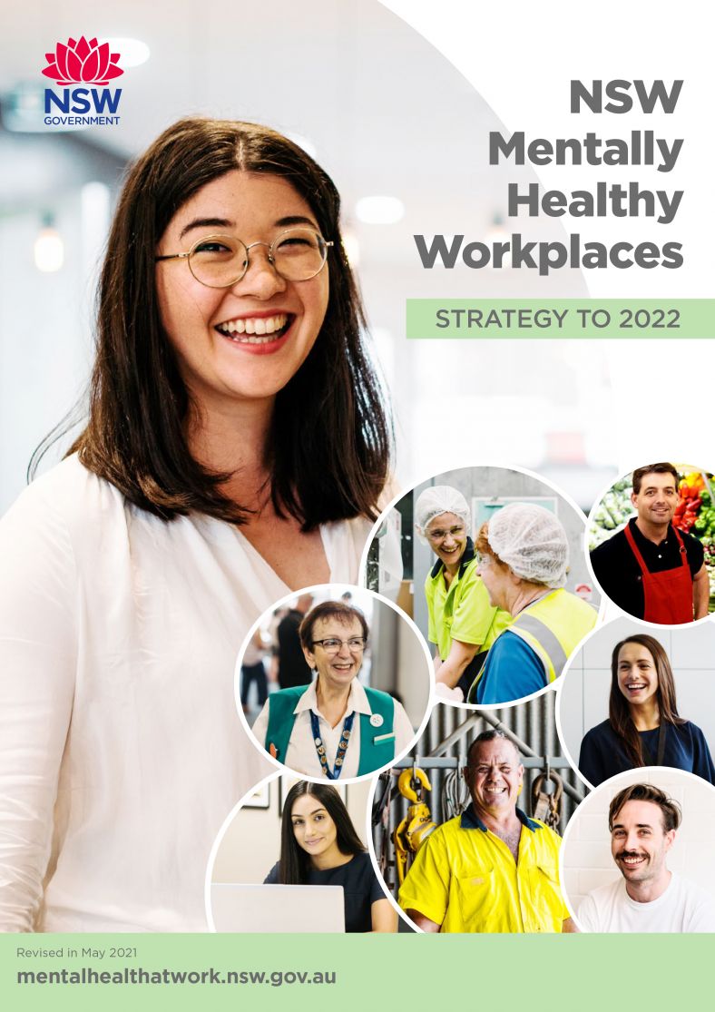 Mentally Healthy Workplaces Strategy 2022 cover
