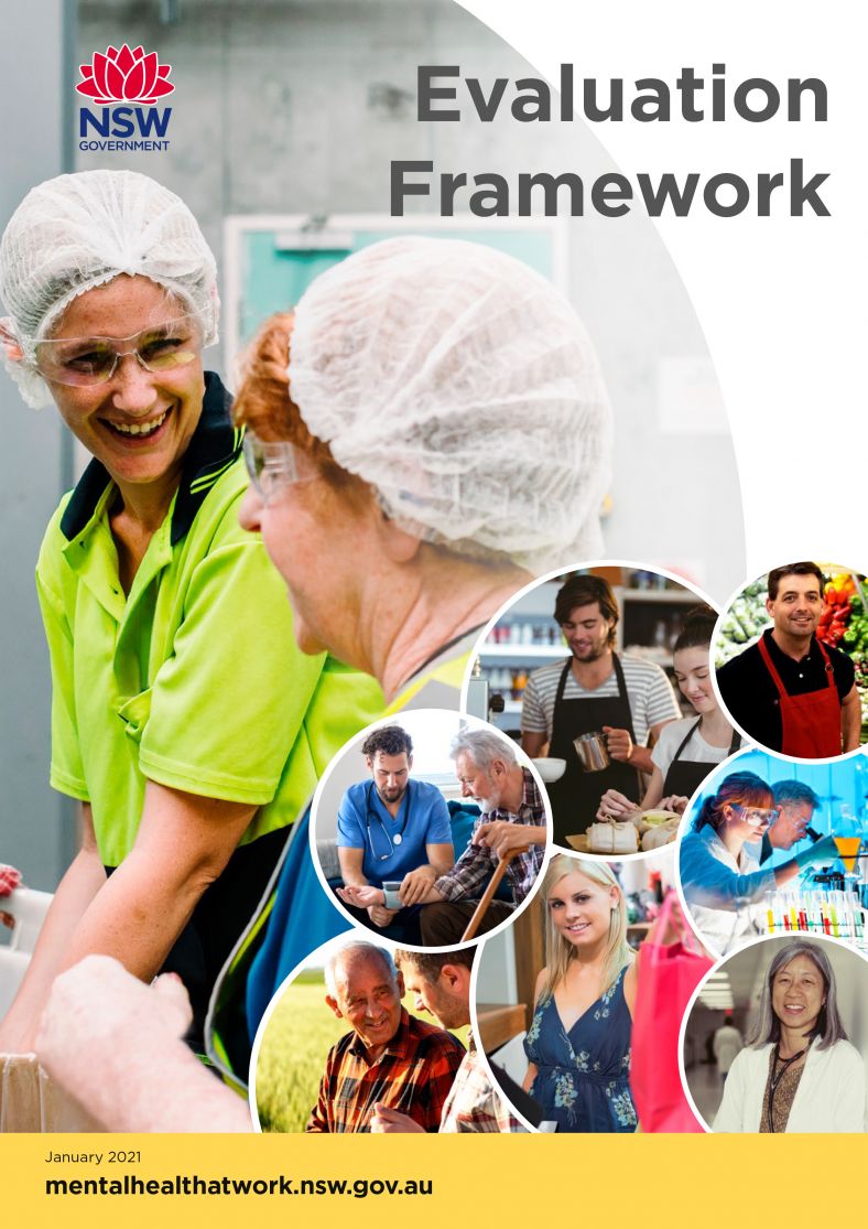 Image of the front cover of the MHW strategy evaluation framework
