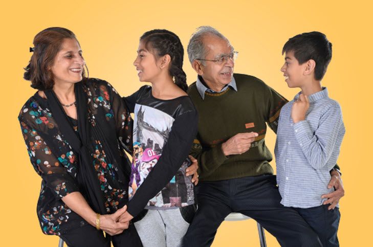 Grandparents Day stories featuring Sushil and Rup Dhingra