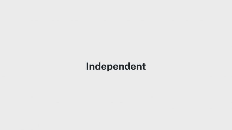 The word 'Independent'.