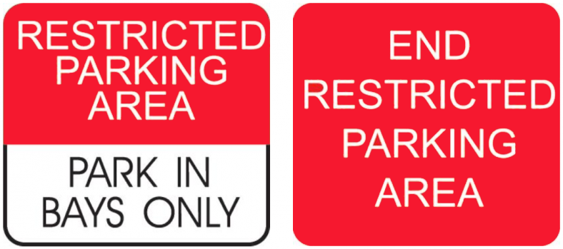 Sspecial event clearway sign