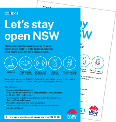 Let's stay open NSW