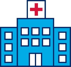 illustration of a hospital
