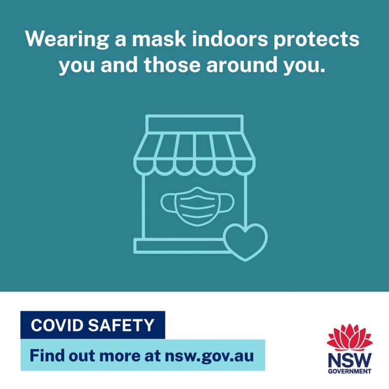 Wearing a mask indoors protects you and those around you