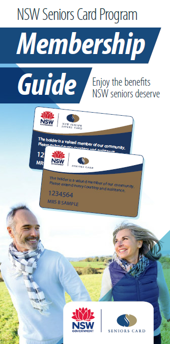 English NSW Seniors Card Info Brochure