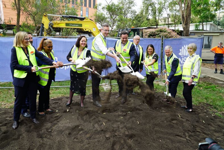 Nepean Redevelopment Stage 2 sod turn
