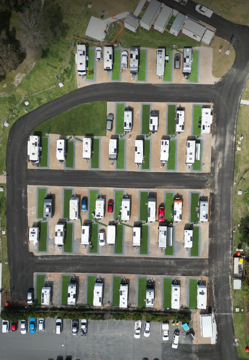 Temporary housing village layout –  Tweed Coast Road, Pottsville