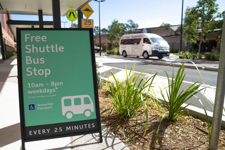 Nepean Hospital shuttle bus stop