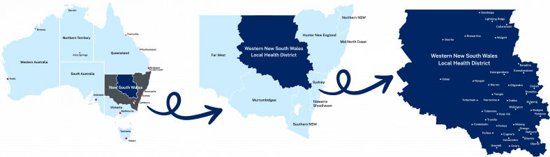 Maps of Western NSW LHD