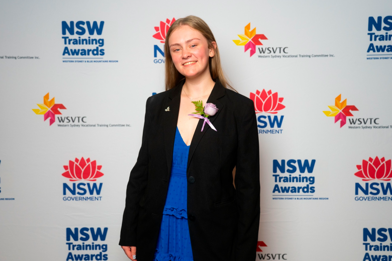 Trainee Montayah triumphs at NSW Training Awards
