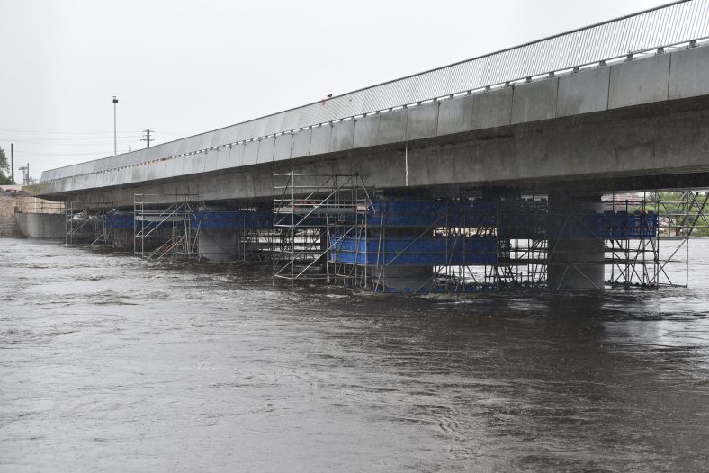  New Windsor bridge under construction 9 February 2020