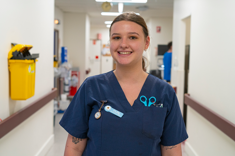 New graduate nurse Maddison Locantro