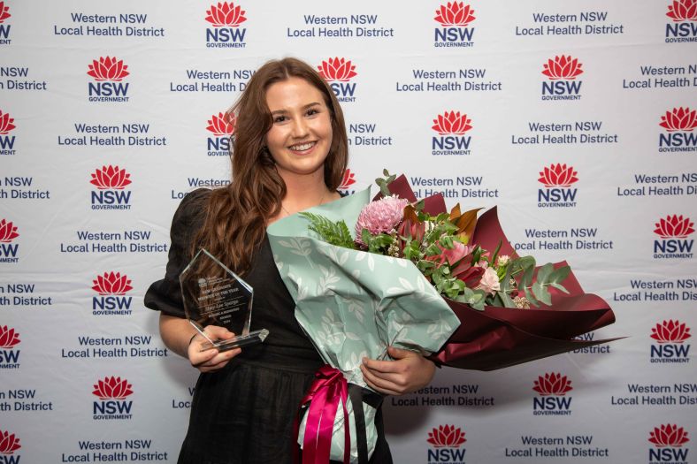 Shay-Lee Spargo won WNSWLHD's New to Practice Midwife of the Year Award