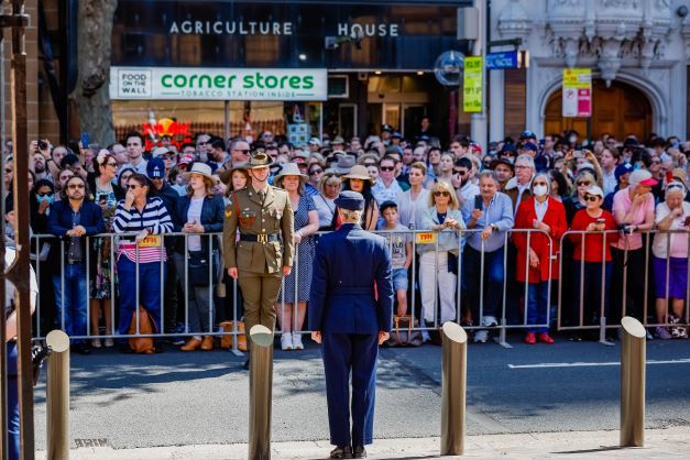 Sydneysiders line the streets to witness the NSW proclamation of King Charles III