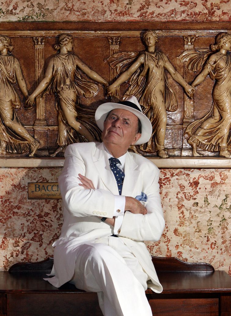 Barry Humphries at the Capitol Theatre in Sydney.
