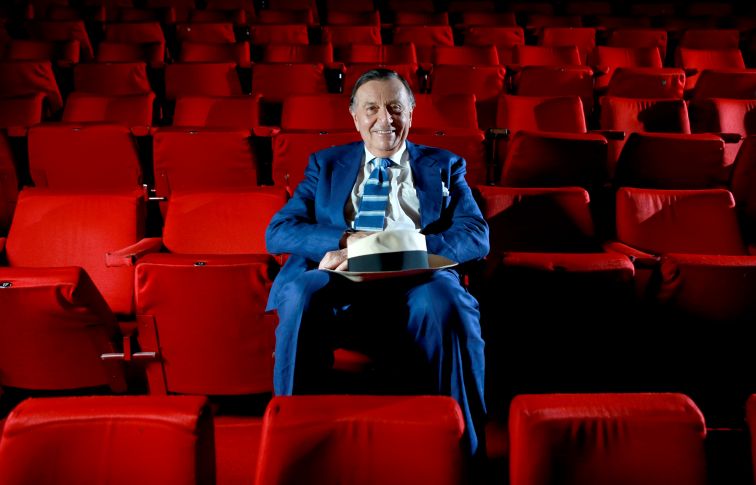Barry Humphries at Her Majesty's Theatre in Adelaide.